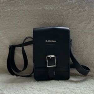 Dr Martens Leather Vertical Crossbody Bag